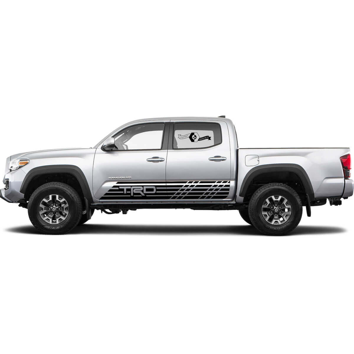 Toyota Tacoma Zij-TRD Off Road Sport Pro Lines Zij Vinyl Decal Sticker Graphics
