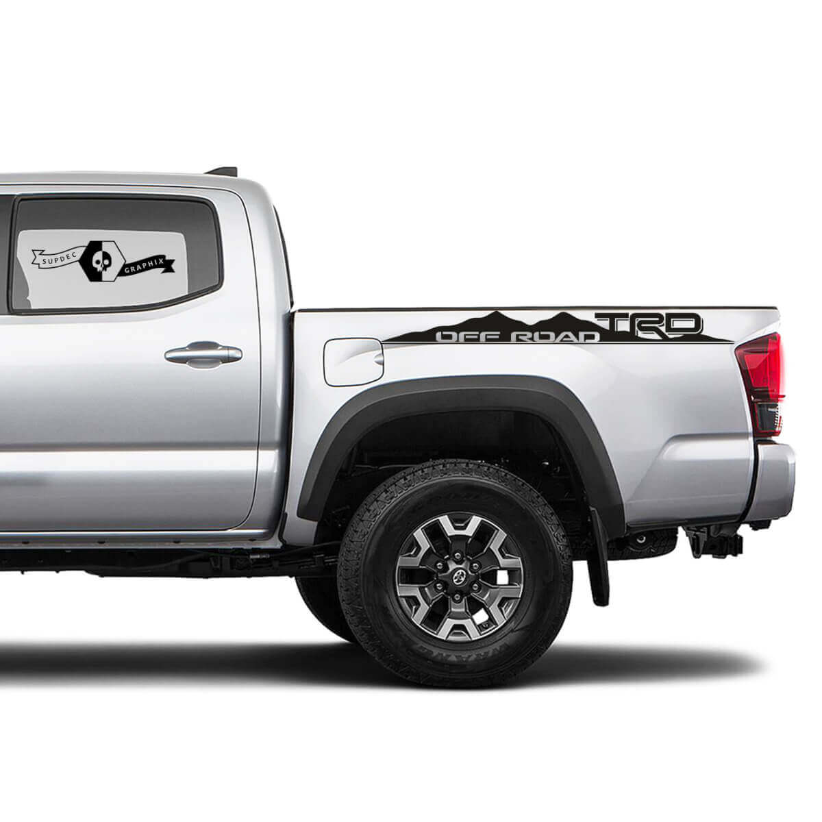 TRD Off-Road BedSide Side Vinyl Stickers Decal passend voor Toyota Tacoma Tundra alle jaren
