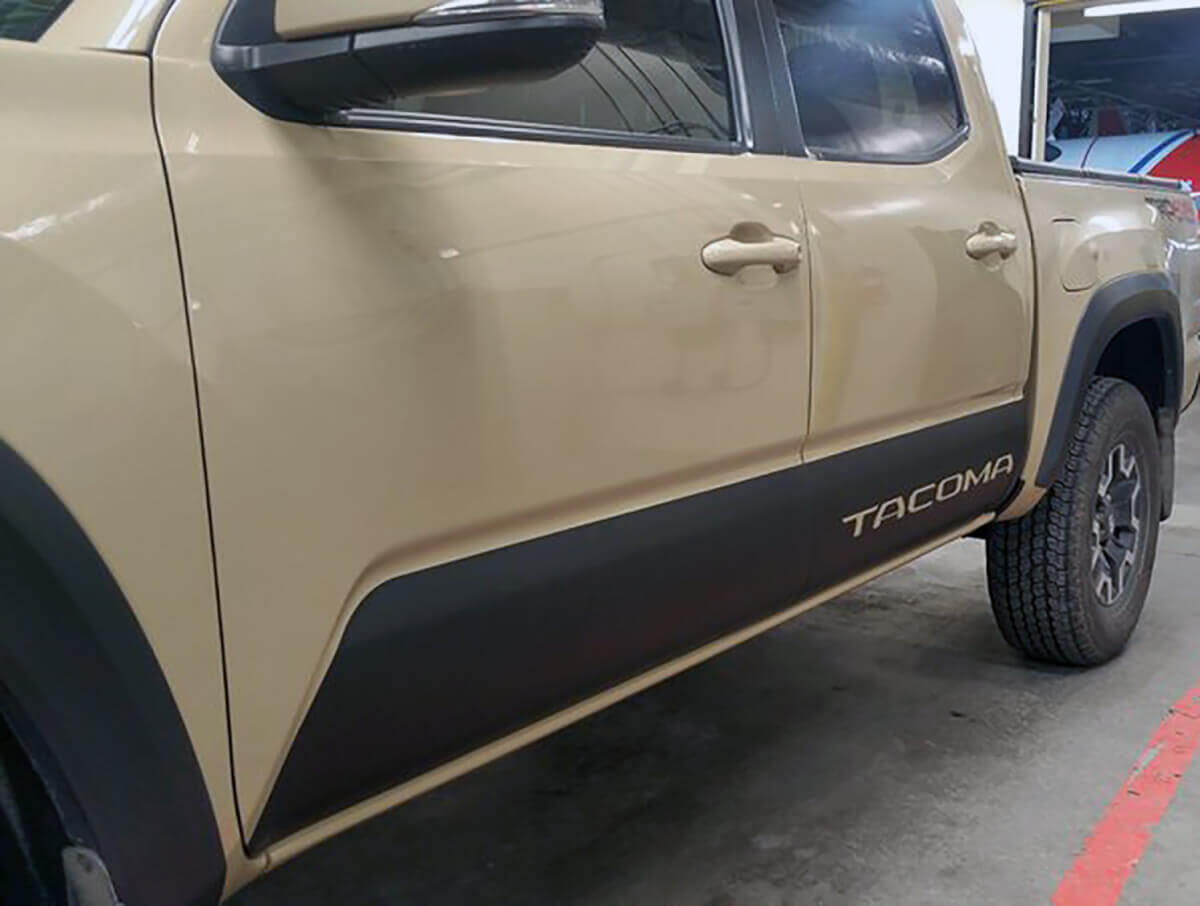 Paar TRD Tacoma Rocker Panel Side Vinyl Stickers Decal passend voor Toyota Tacoma Tundra alle jaren
