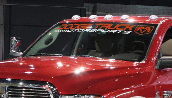 DODGE TRUCK MOTORSPORTS RAM 3500 1500 2500 Voorruitstickers