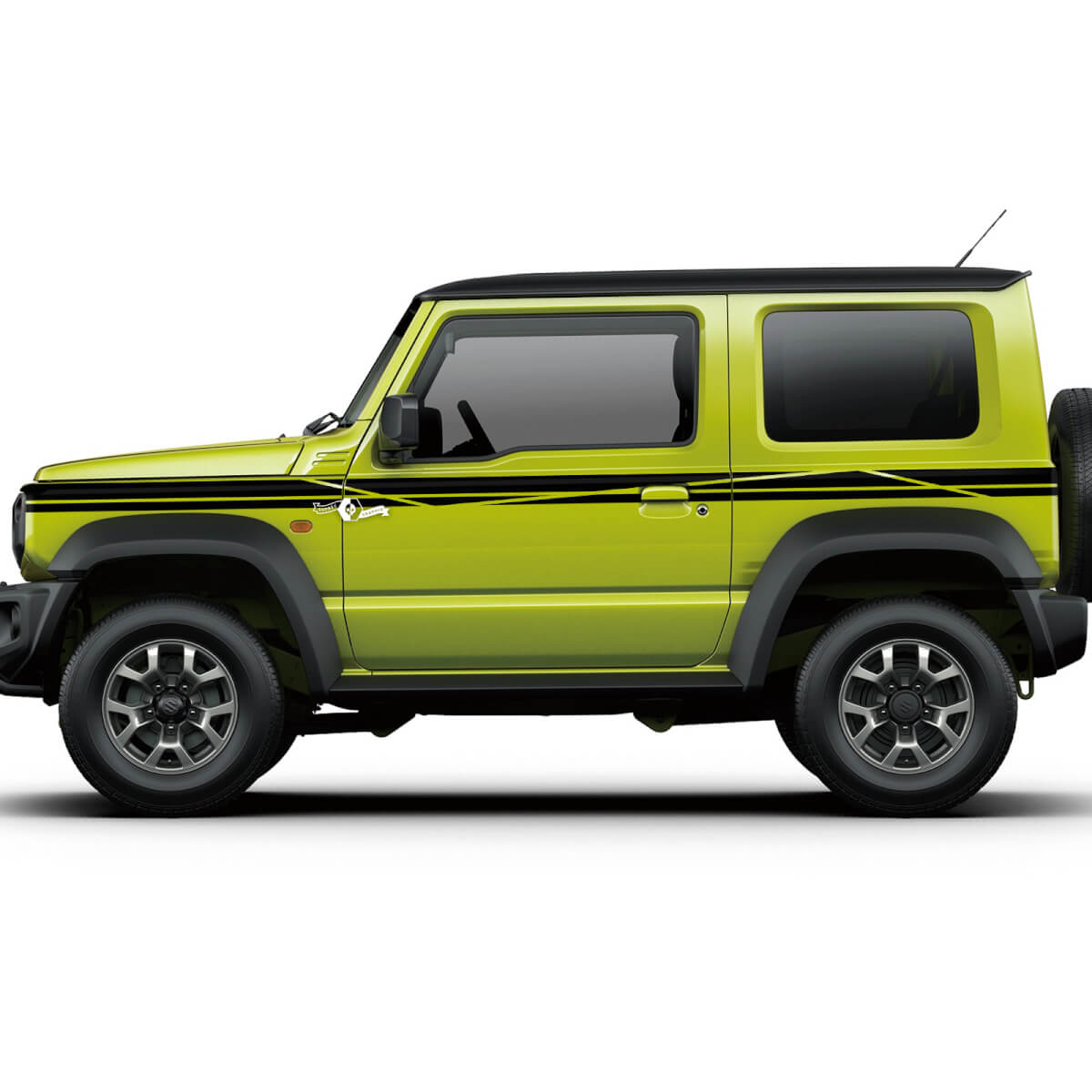 Suzuki JIMNY Grafische zijkant Deurensticker Logo Lijnensticker 3
