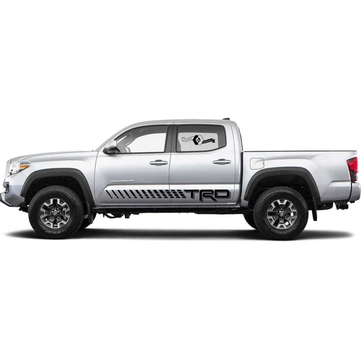 2 Decal sticker kit voor Toyota Trd Tacoma Streep Rocker Panel Decal Sticker Grafische Deuren
