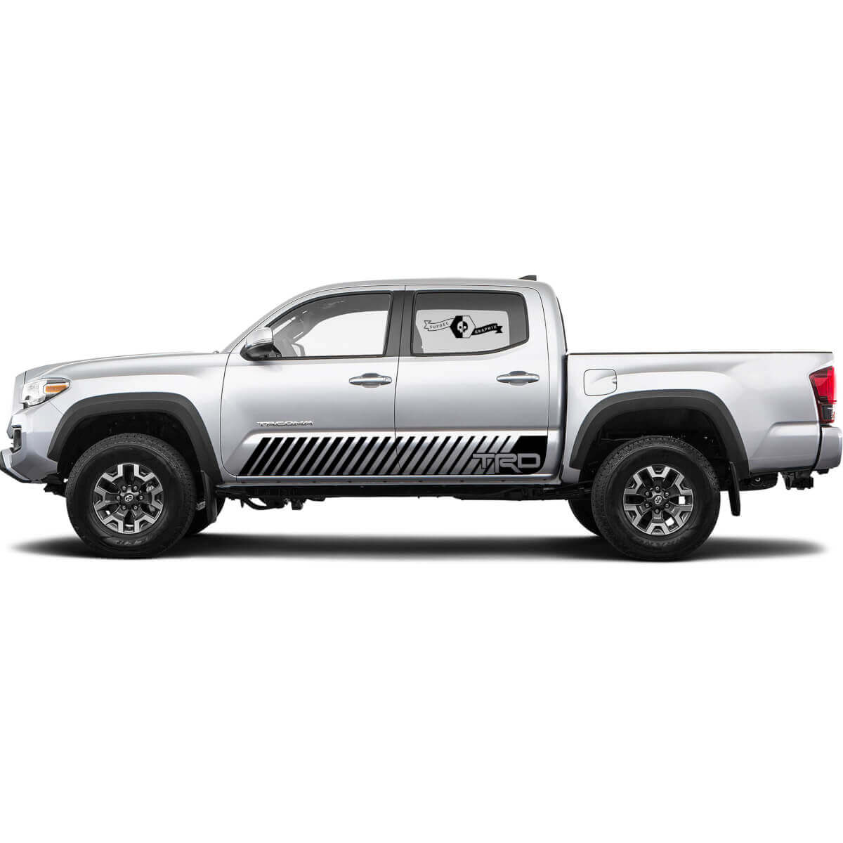 2 Decal sticker kit Voor Toyota Trd Tacoma Streep Deuren Wrap Rocker Panel Decal Sticker Grafisch
