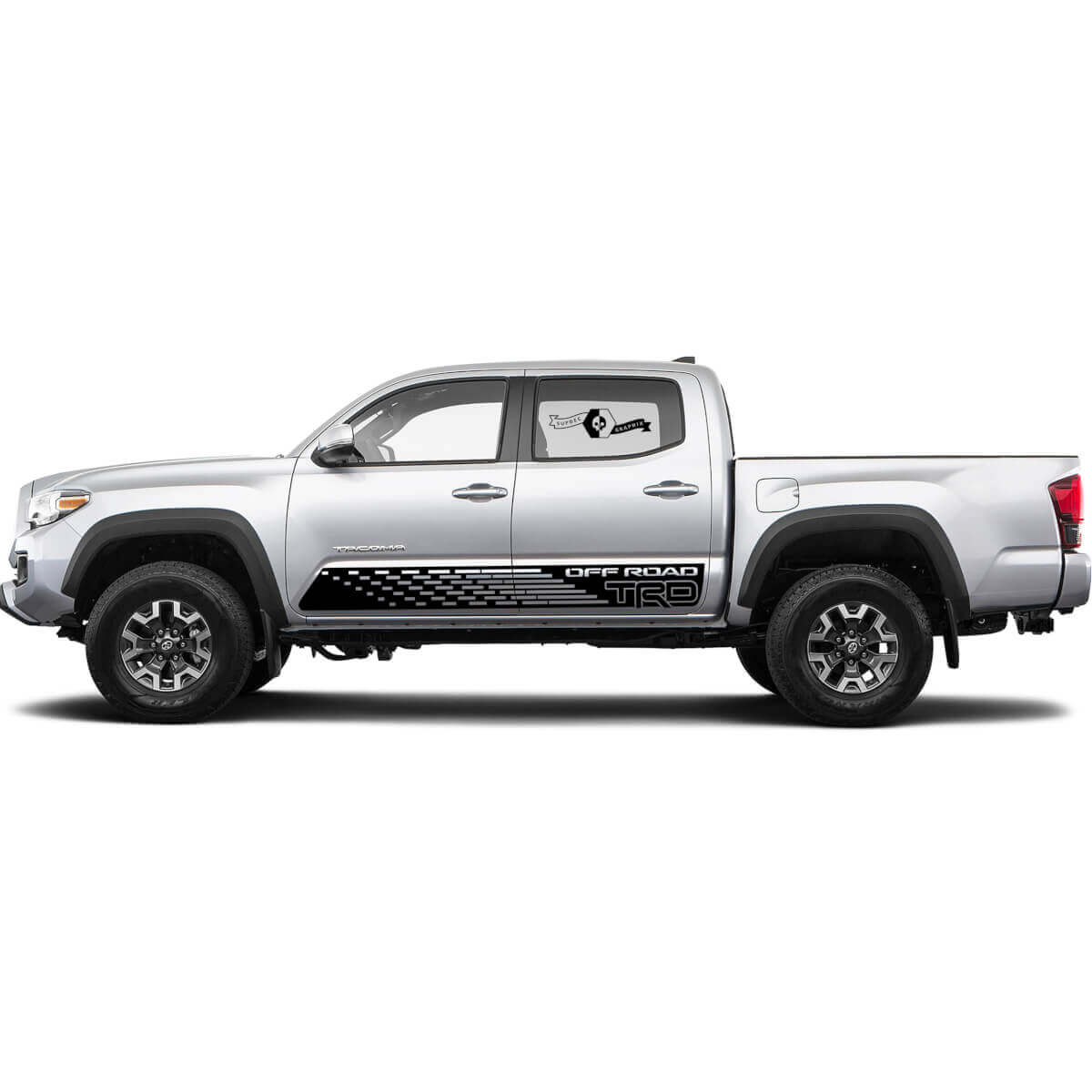 2 Decal sticker kit voor Toyota Trd Off Road Tacoma Streep Deuren Wrap Rocker Panel Decal Sticker Grafisch
