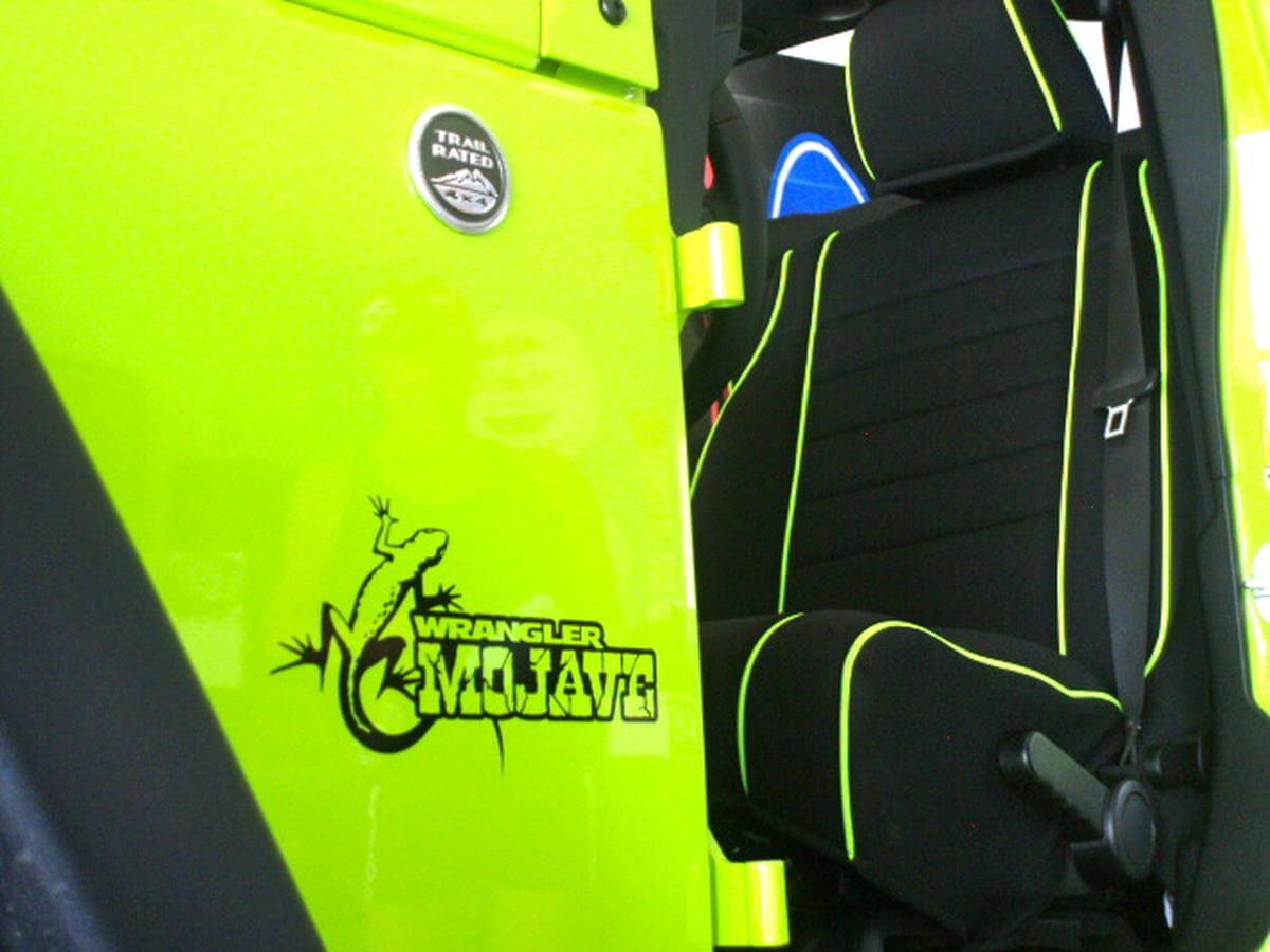 Mojave Vinyl Stickers 2 voor Jeep Wrangler Rubicon TJ YK JK