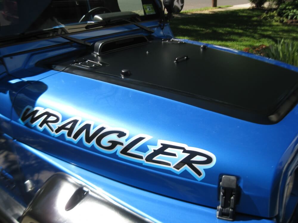 2 Jeep Wrangler Rubicon JK Hood kleuren sticker sticker