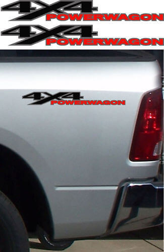 4x4 Power Wagon Zijwand Vinyl Decals Kit voor Dodge Ram