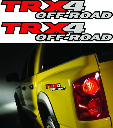 TRX4 Off Road Vinyle Sticker voor de achterwand van Dodge Dakota