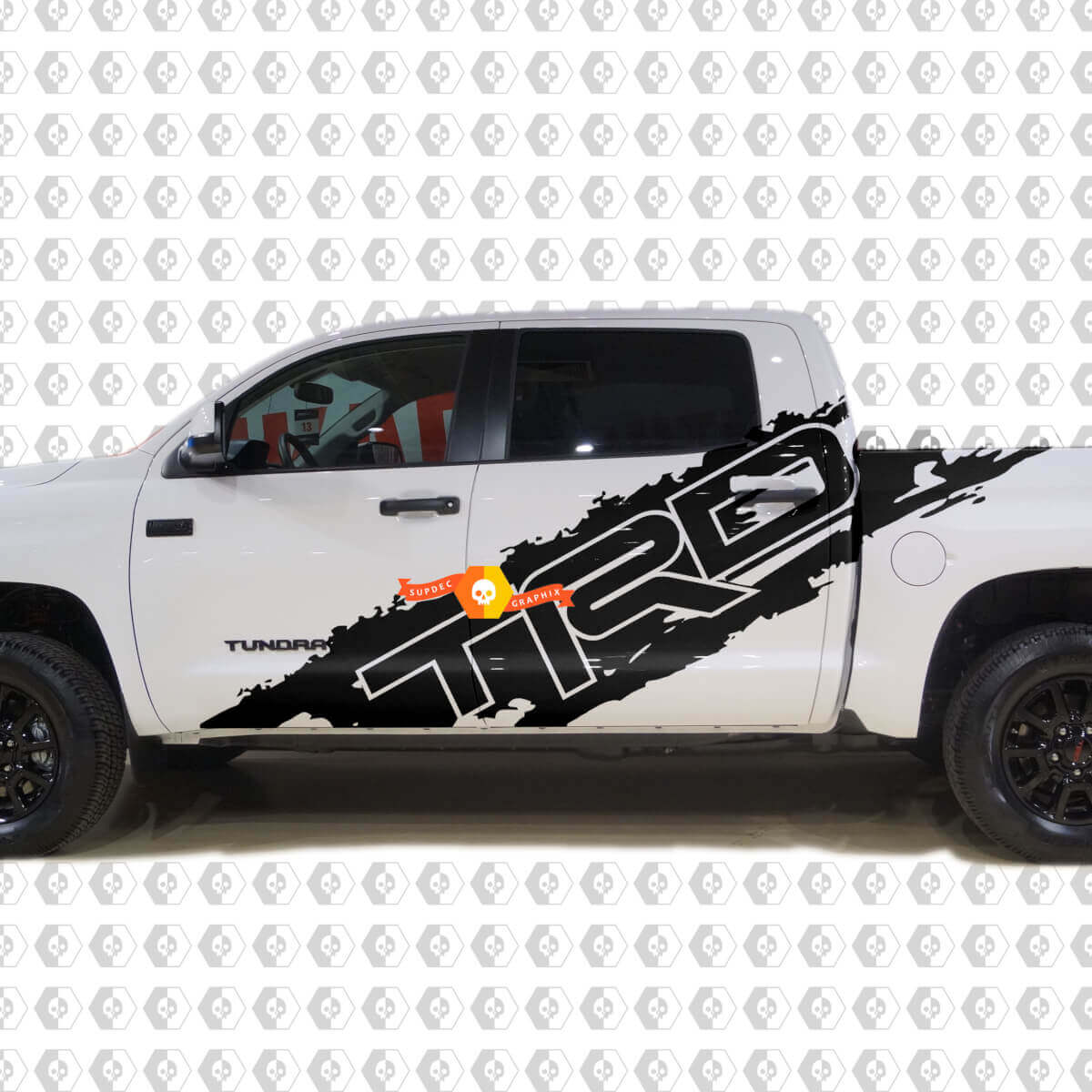 TRD-stijl Splash zij vinyl decal kit voor Toyota Tundra