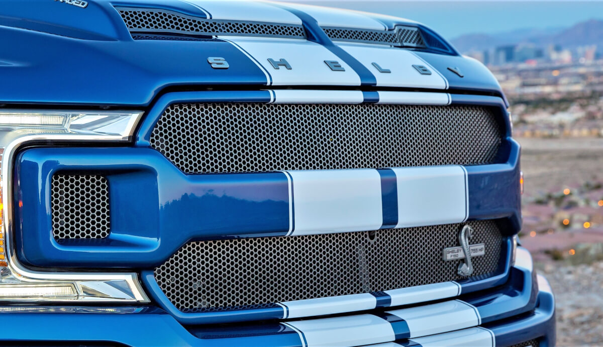 120in10inx2 Dual Rally Racing-strepen voor Ford F-150 F-250 F-350 Vinyl Decal Sticker Kit