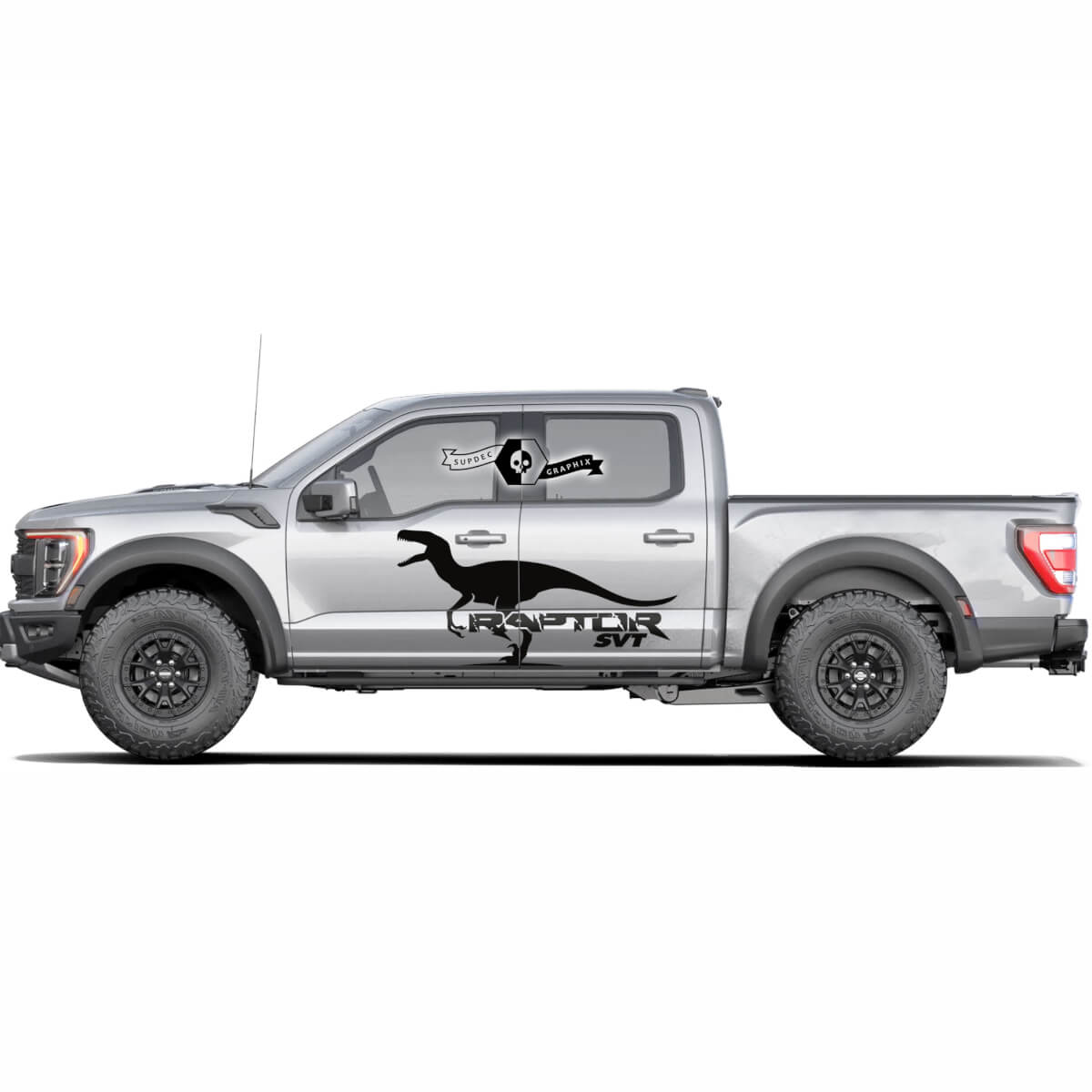 Ford F-150 Raptor SVT Logo 2022 Zij deuren Splash Grafische zijde stickingstickers