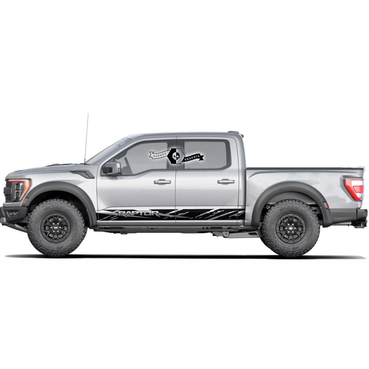 Versleten Rocker Panel Strepen Vinyl Decal voor Musclecar power truck
