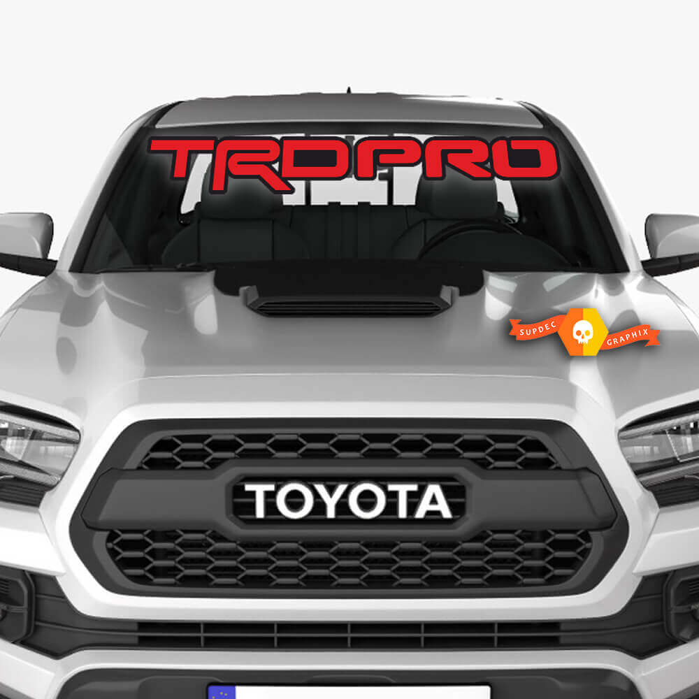 TRD Pro-stijl voorraamsticker voor Toyota trucks en SUV's