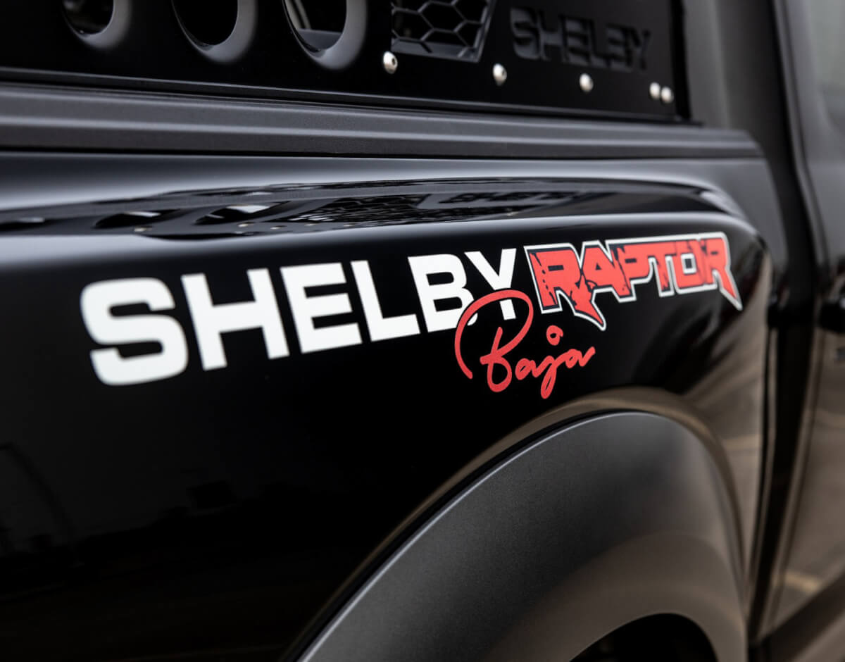 Paren Ford F-150 Raptor Shelby Baja Edition Side Bed Bed Breint Fender Graphics Decal Sticker