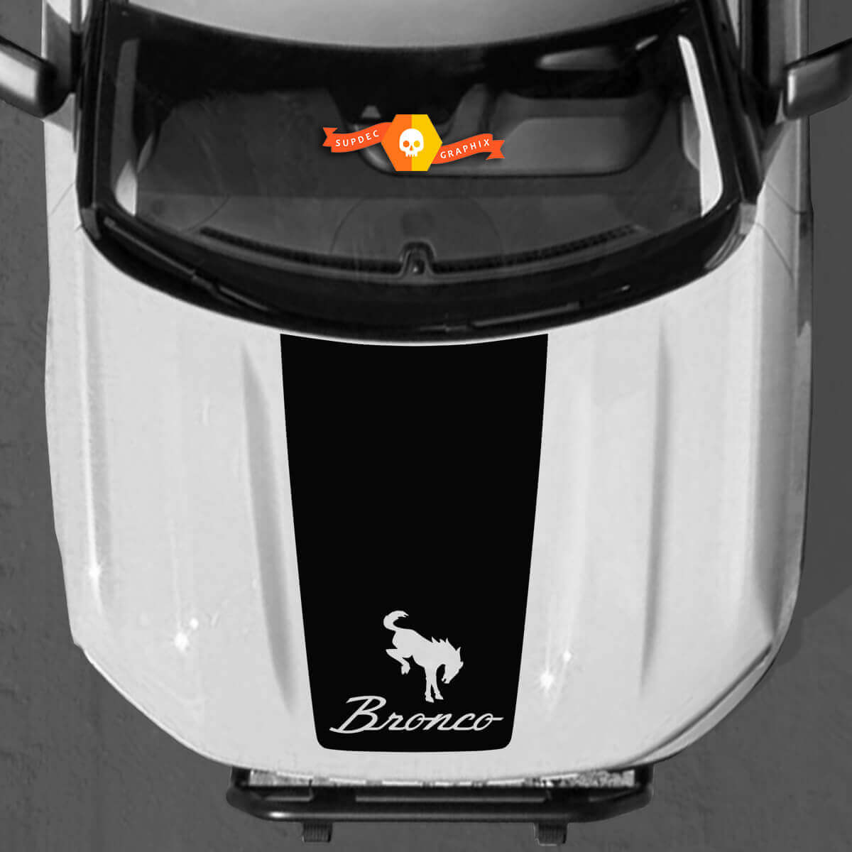 Musclecar horse 2021 2022  Logo Retro Hood Vinyl Decal Kit Sticker Graphic
