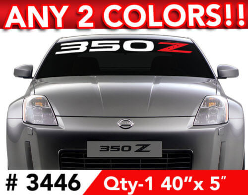 NISSAN 350 Z 2 KLEUREN DECAL STICKER 40