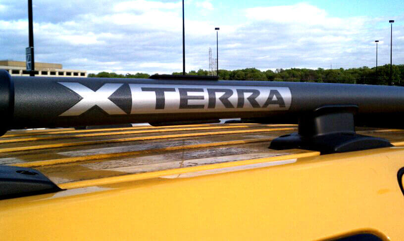 Xterra Logo Dakdrager Vinyl Decal Set voor Nissan Xterra