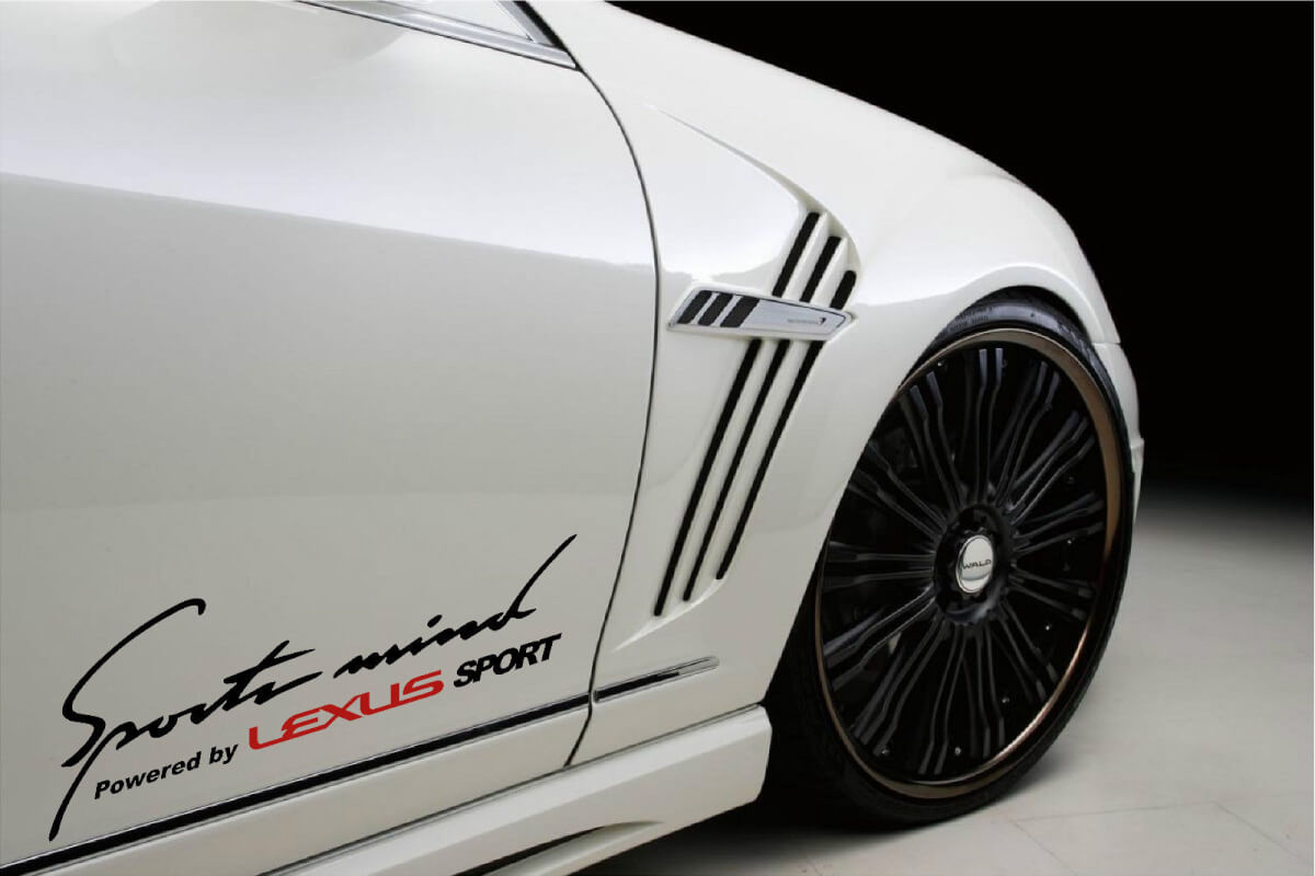 2 Sports Mind Powered by LEXUS Sport Racing-sticker
