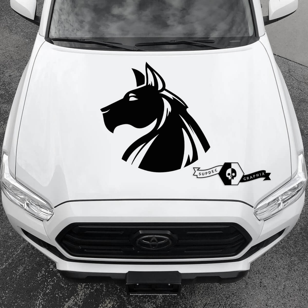 Hood New Truck Cars Vinyl Decal Graphic