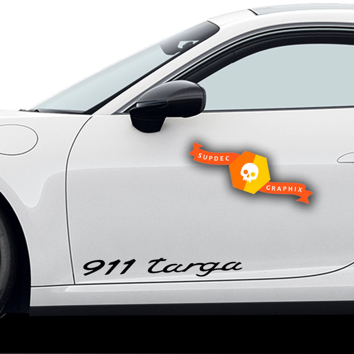 Paar Porsche Stickers 911 Targa Porsche Deuren Zijkant Decal Sticker
