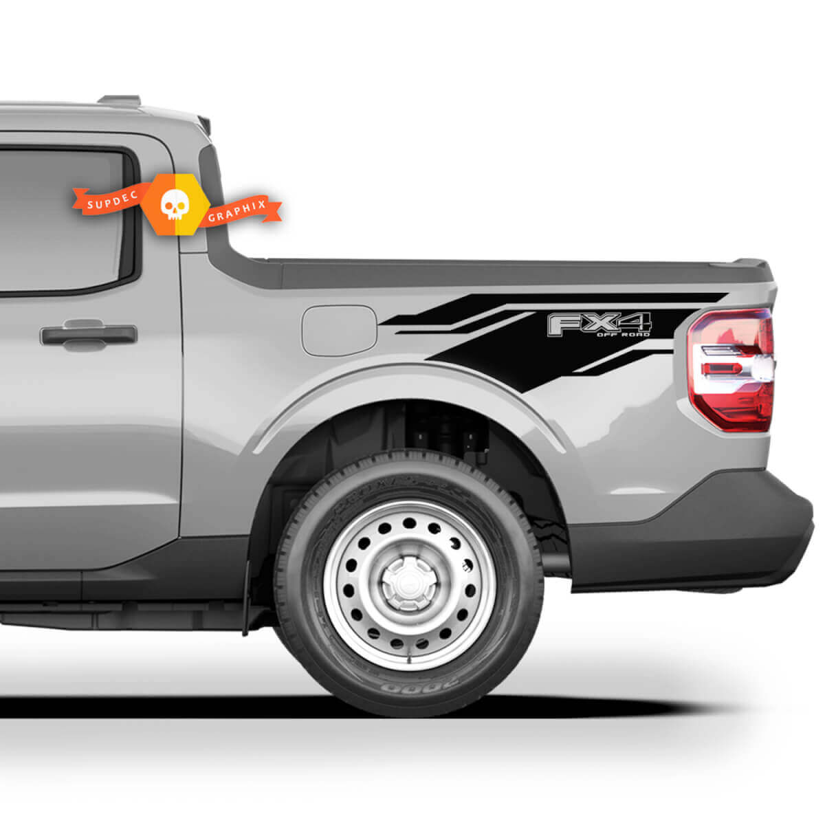 FORD MAVERICK 2022 FX4 Grafische Decals Stickers Off Road Stickers Truck Bed Side
