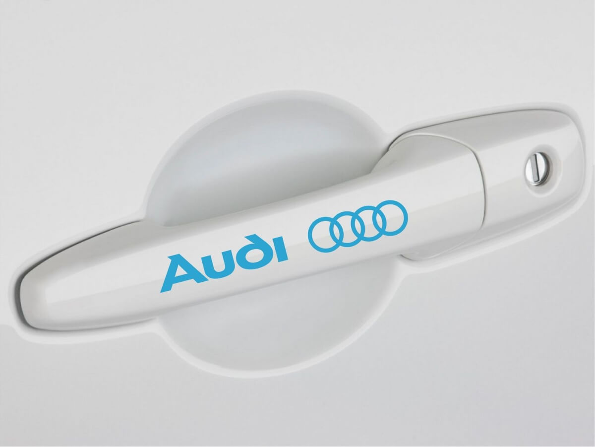 4 AUDI deurgreep sticker sticker A3 A4 S4 A5 A6 Q5 Q7 TT quattro