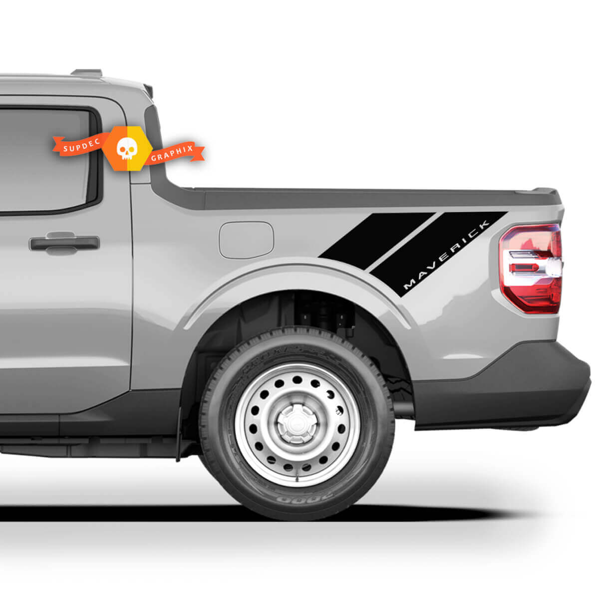 Paar Musclecar MAVERICK 2022 FX4 Graphics Decals Stickers Bed Side Decals Maverick Stickers Truck Bed Side
