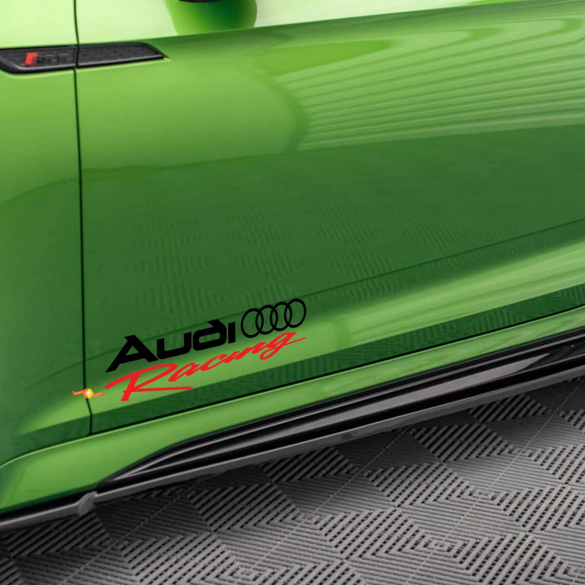 2 Audi Racing sticker sticker A4 A5 A6 A7 A8 S4 S5 S8 Q5 Q7 Rs Tt