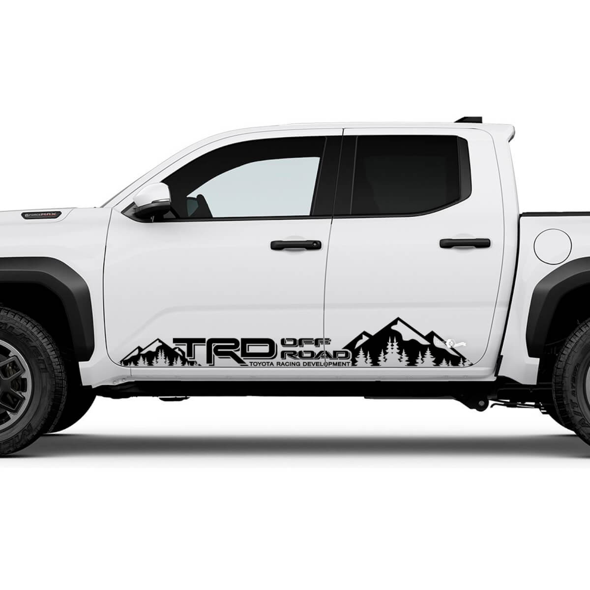 TRD Off Road Mountains Side Rocker Panel Stickers Stickers voor Toyota Tacoma
