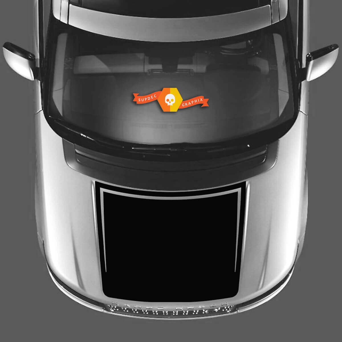 Hood Decal Stickers Vinyl Grafische kit Voor RANGE ROVER Vogue L405 2013 2017
