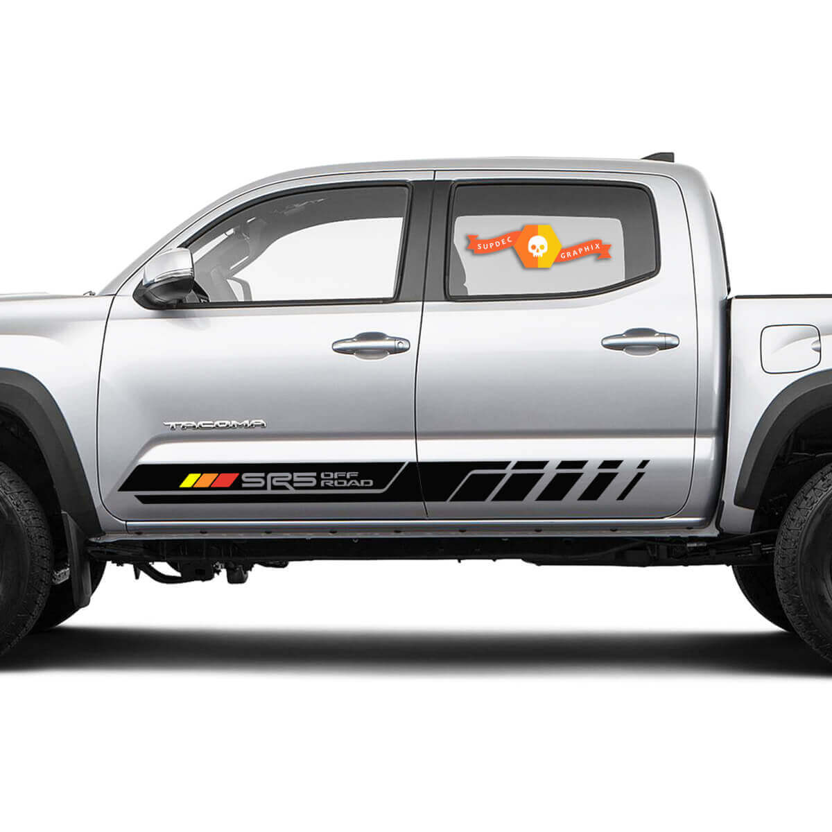 SR5 Off Road Strepen Zijdeur Vinyl Decal Sticker voor Toyota Tacoma