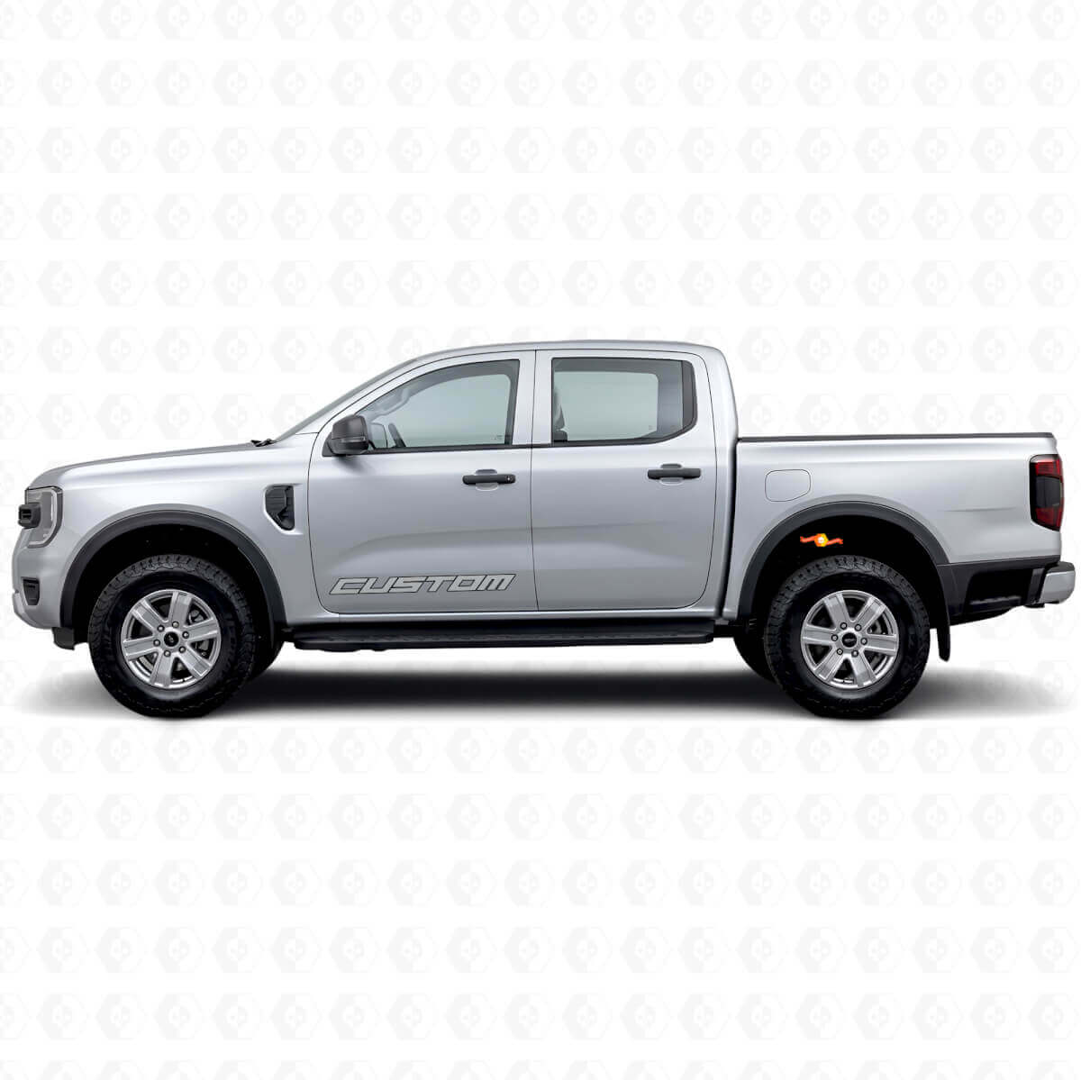 Aangepaste zijdelingse deur vinylsticker voor Musclecar Ranger Wildtrak