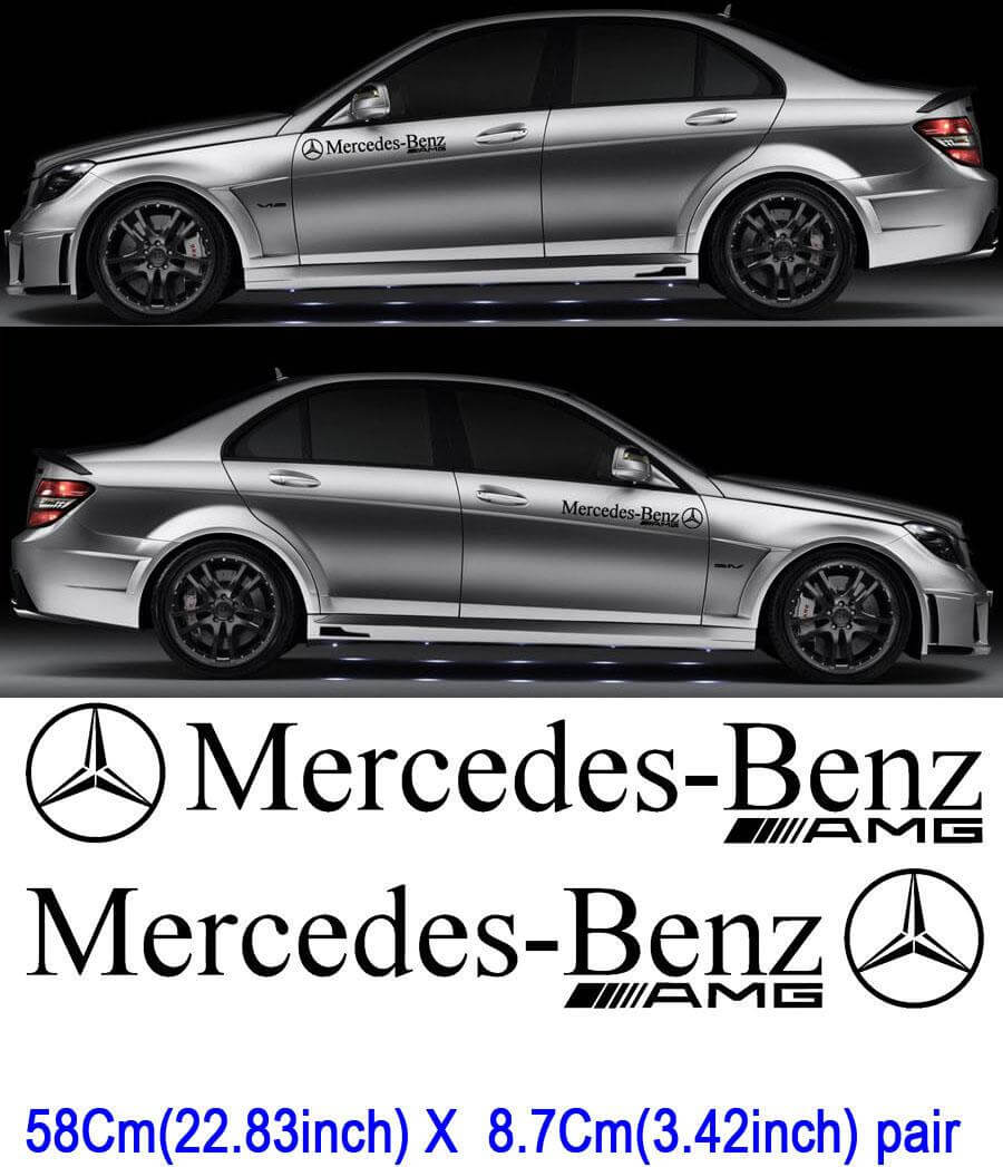 2 Mercedes Benz Motorsport sticker sticker AUTO AMG C63 E63 SLK SL6
