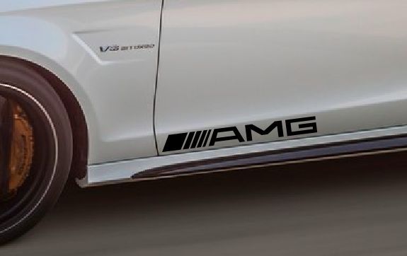 Set van 2 AMG-stickers CLS S55 Mercedes Benz Sport
