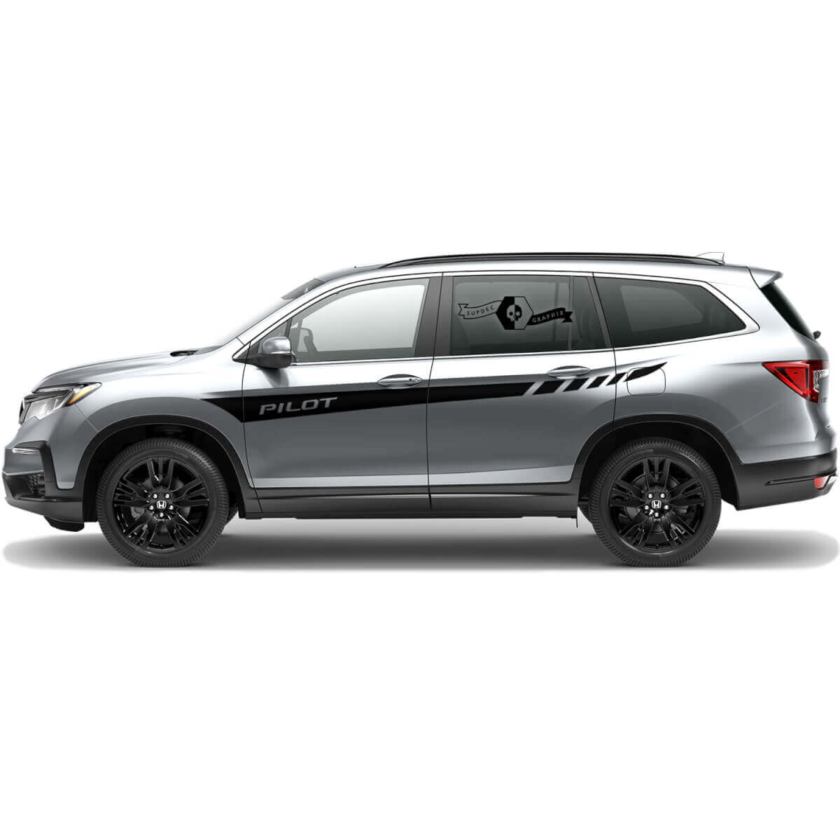 Nieuwe Honda Pilot 2023 Decal Vinyl Zijdeuren Omhoog Streep Logo Grafische Sticker
