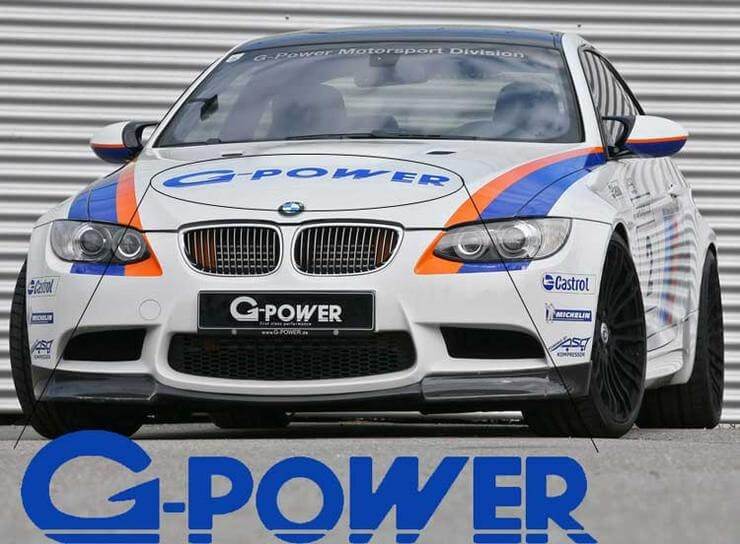 G-Power Style Motorsport Motorkap Decal Sticker voor BMW M3 M5 M6