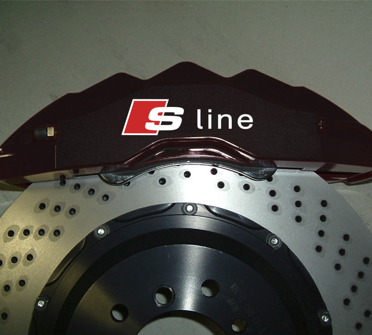 6 x AUDI S-Line Premium Remklauw Stickers Stickers TT RS S3 S