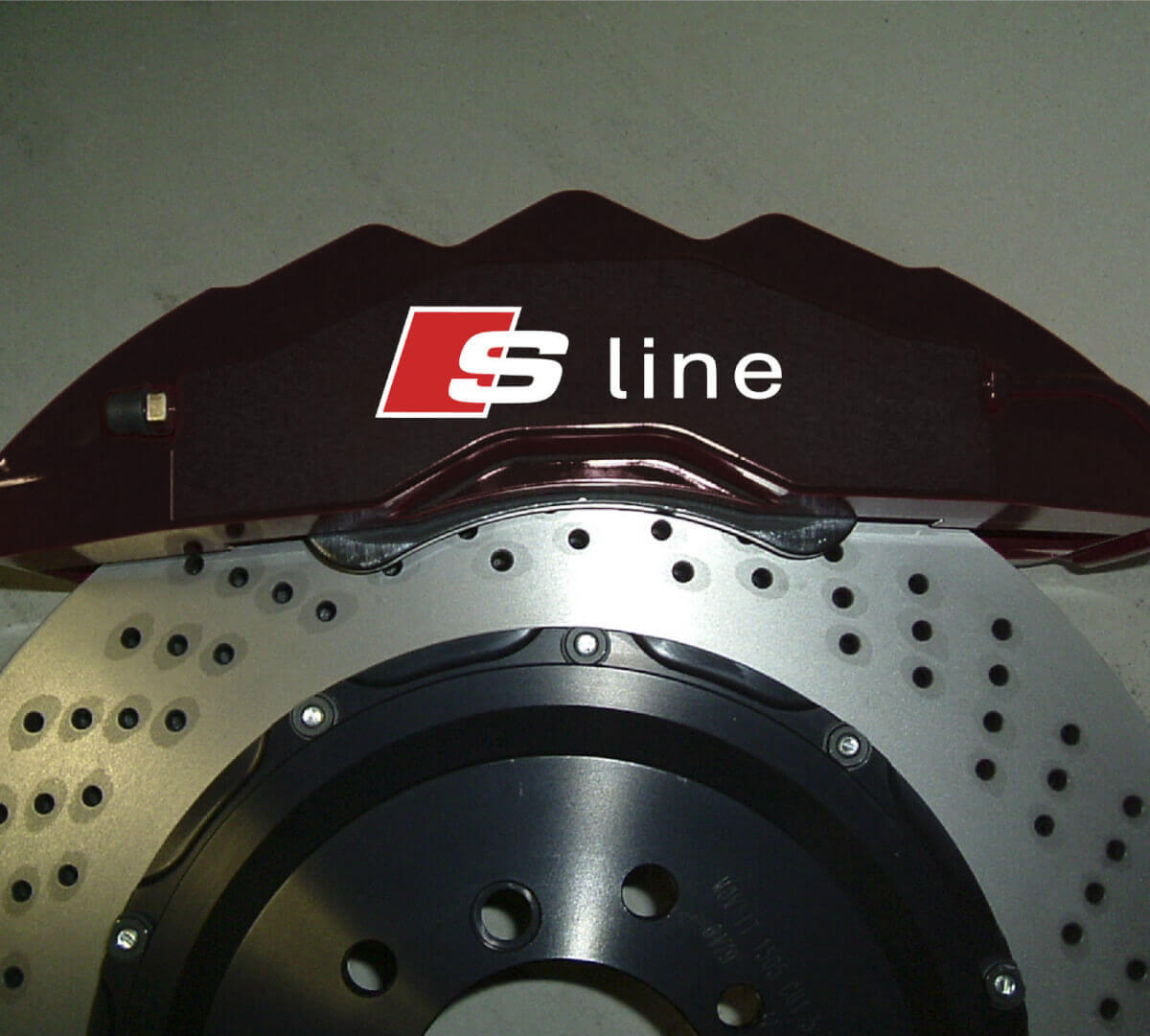 S-Line Stijl Remklauw Vinyl Decal Set van 6 voor Audi Auto's