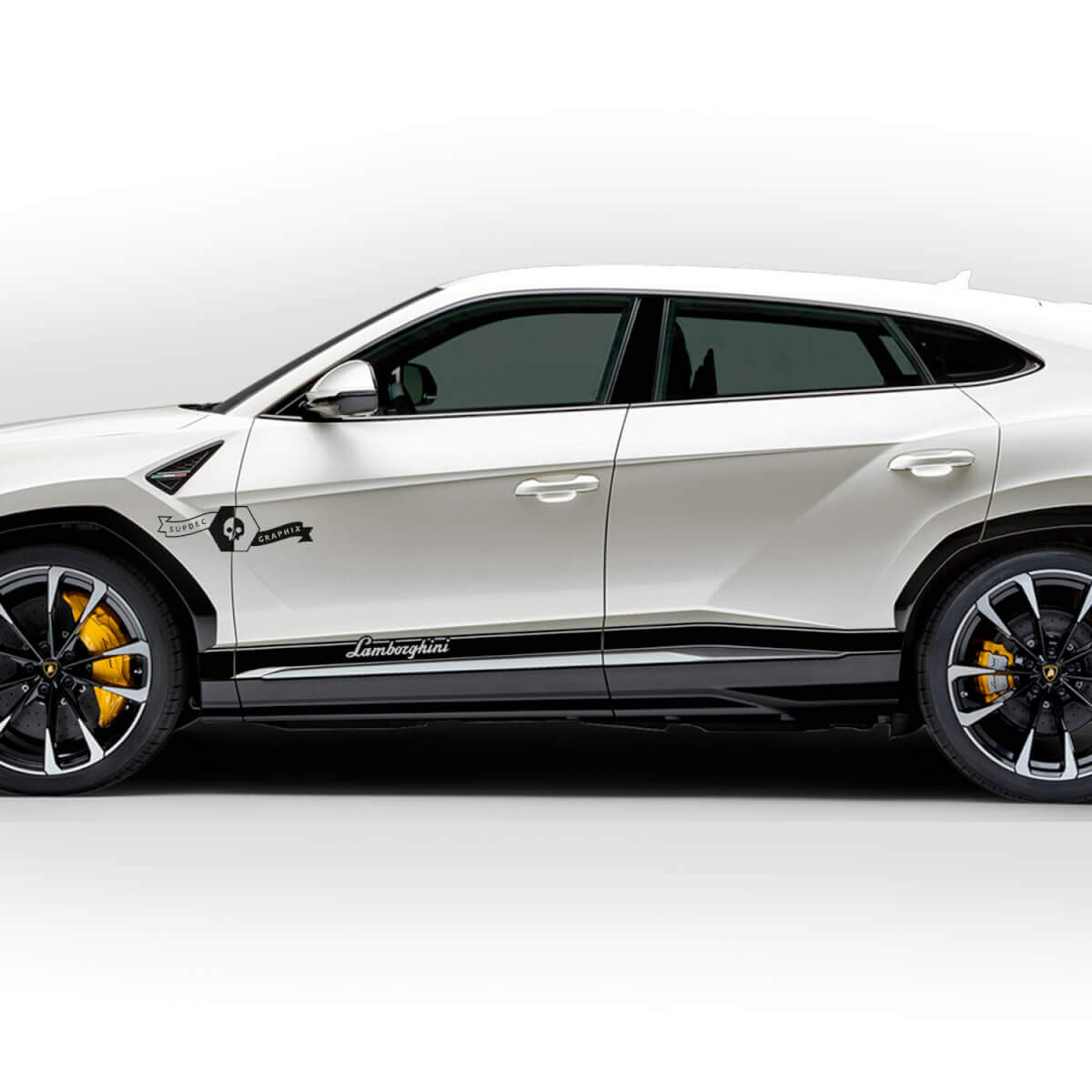 Paar Lamborghini Urus 2021 2022 2023 Zijdeuren Rocker Panel Stripe Vinyl Decal Sticker Graphics
