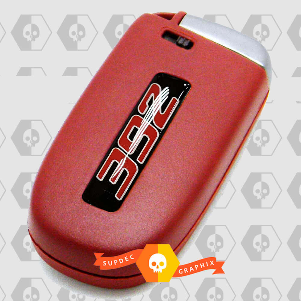 392 Key Fob Inlay Domed Decal voor Dodge Challenger Charger Durango