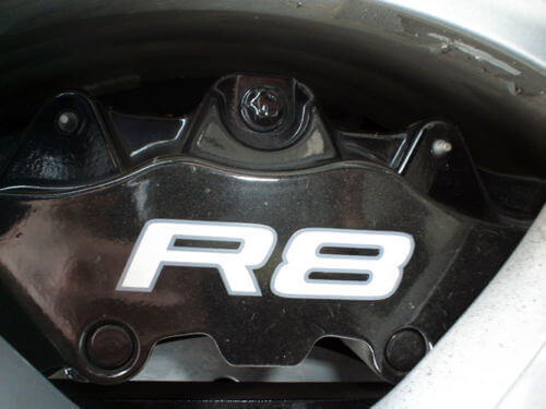 R8 Remklauw Vinyl Decal Set voor Audi R8 V8 V10 Spyder GT