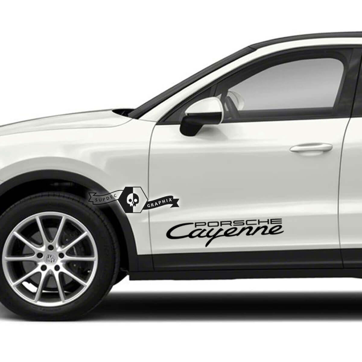 2 Nieuwe Porsche 911 Porsche Carrera Side Line Stripes Doors Kit Decal Sticker