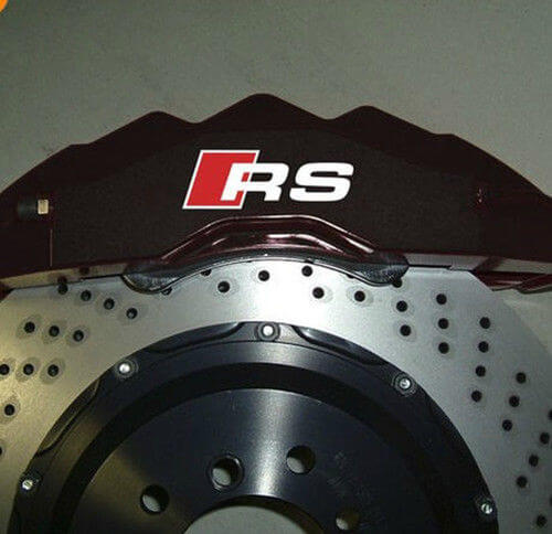 AUDI RS Premium remklauw sticker sticker TT A3 A4 S3 Q5 S-line