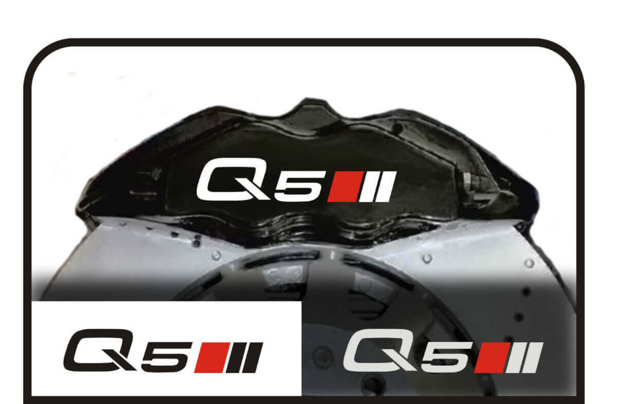 Q5 Sportstijl Remklauw Vinyl Decal Set voor Audi Q5