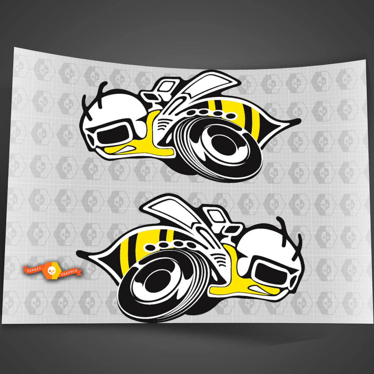 Super Bee zijvinylsticker set voor Dodge auto’s en vrachtwagens