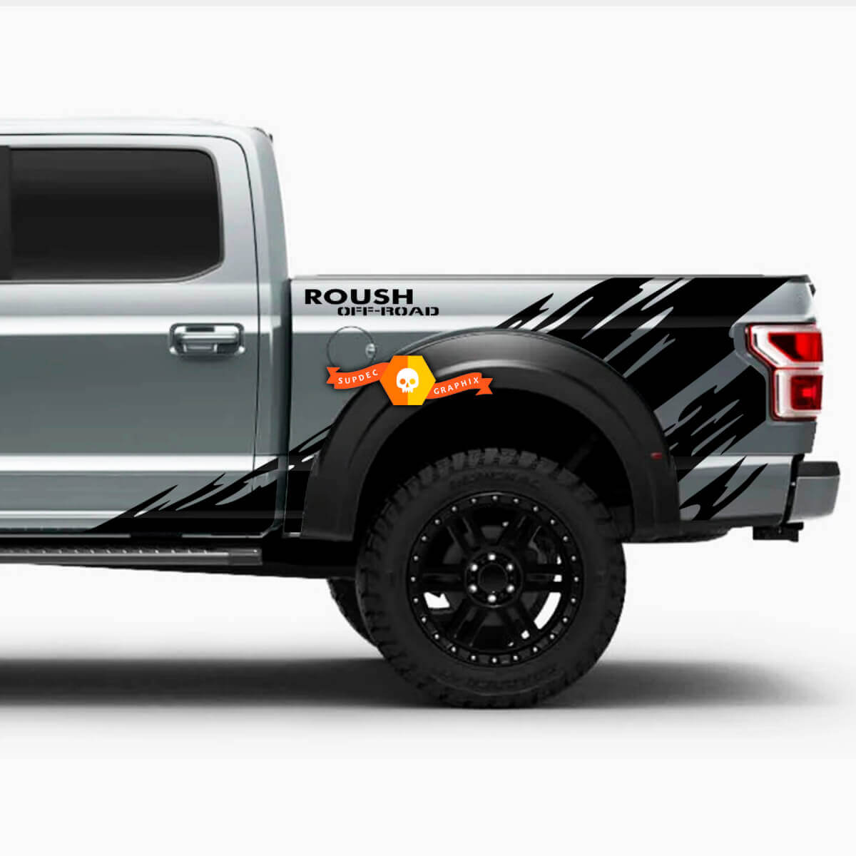 Roush Off-Road Modder Spatbord Vinyl Decal voor Musclecar truck 2013+