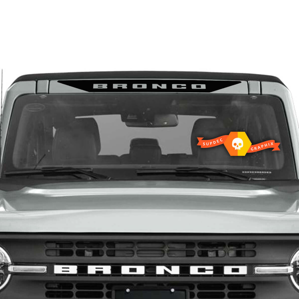 Belettering voorruit banner vinyl sticker decal voor spierauto paard