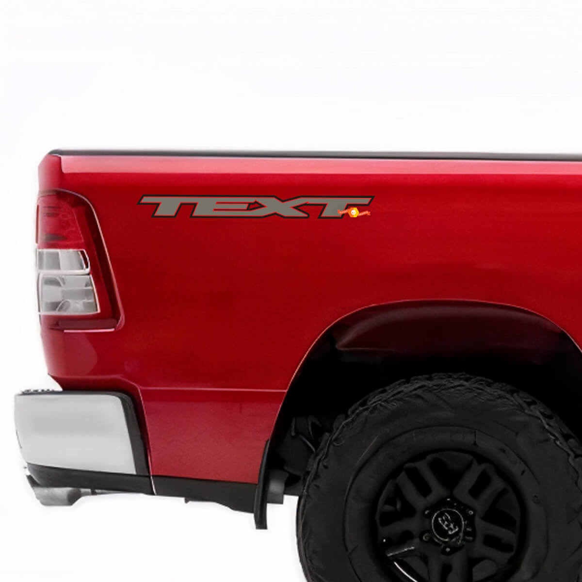 Lettering Achterspatbord Vinyl Decal Stickers voor Dodge Ram SXT