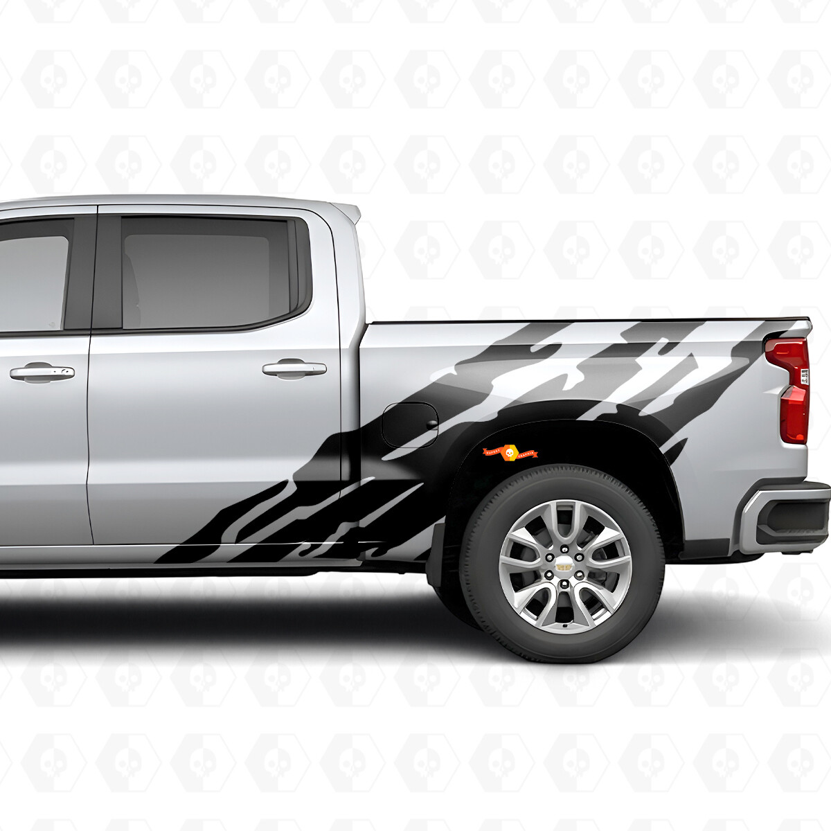 2 Musclecar FX4 Decals truck F250 F350 MONSTER Edition TRUCK Vinyl Decal Stickers 18" lang