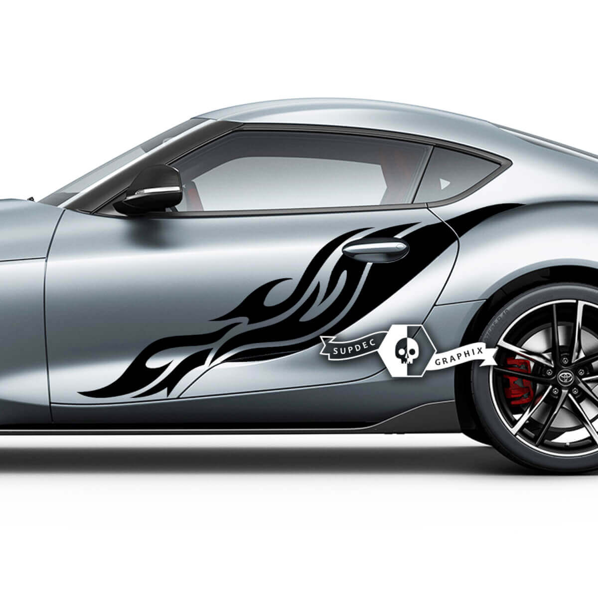 Toyota Supra MKV A90 A91 Deuren Side Tribal Racing Graphics Decals Stickers
